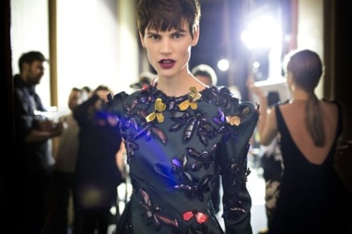 Lanvin backstage at Paris Fashion Week Fall Winter 2013 Collections